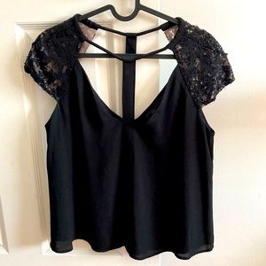 BCBG MaxAzria cut-out top